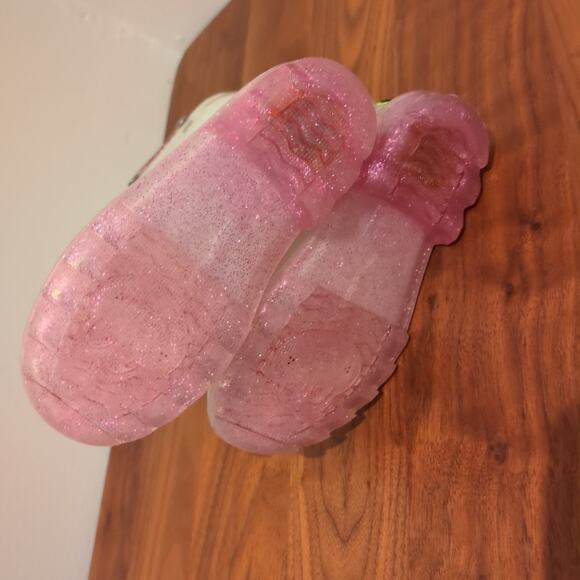 Western Chief Toddler Girls' Viola Light-Up Glitter Rain Boots toddler 8 EUC - Picture 4 of 5